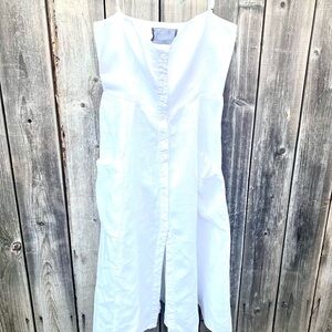 Reformation Button Up Tank Dress